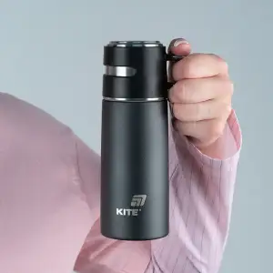 Термос, 350 мл, чорний KITE K25-1223-1