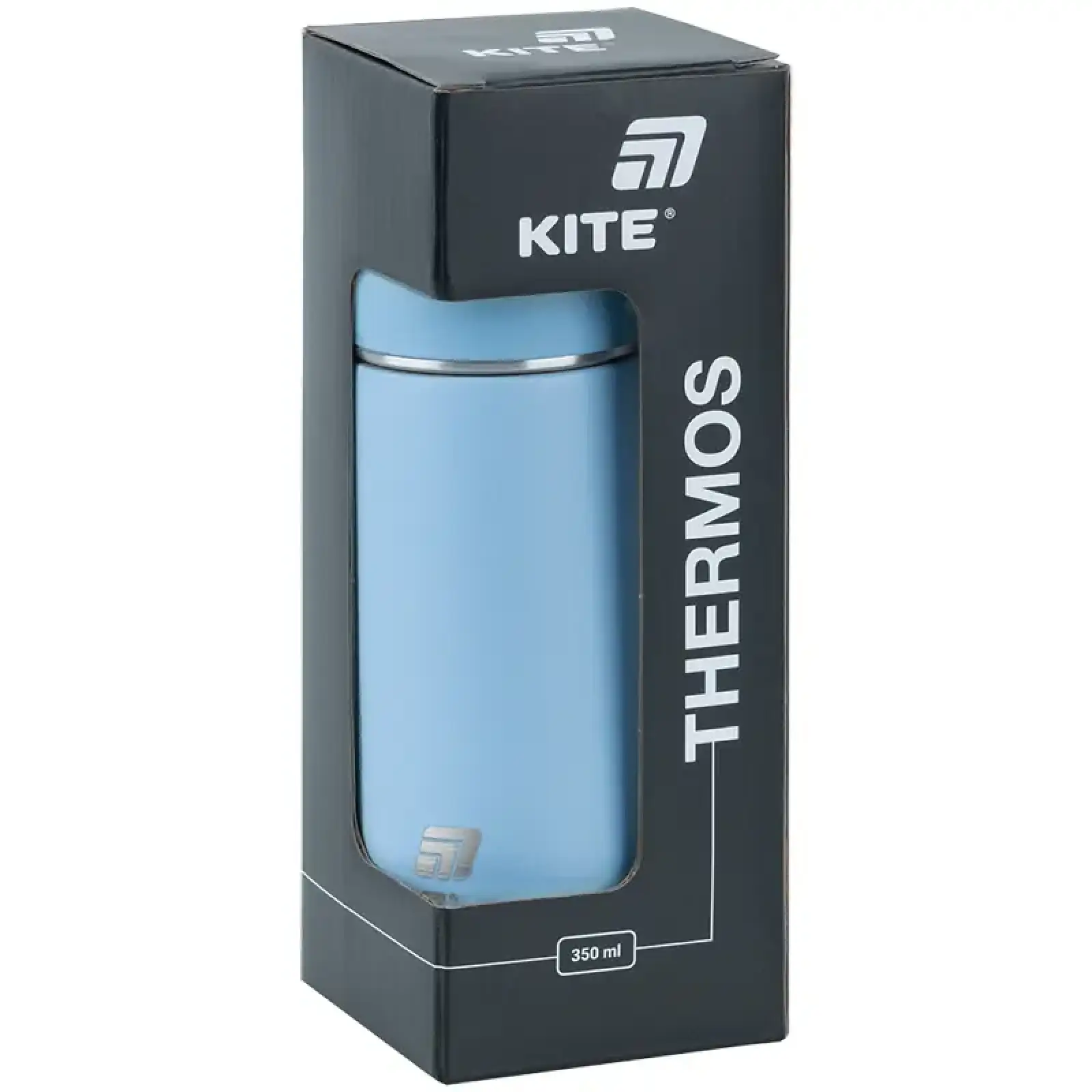 Термос, 350 мл, блакитний KITE K25-1223-2