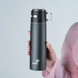 Термос 500 мл, чорний KITE K25-1224-1