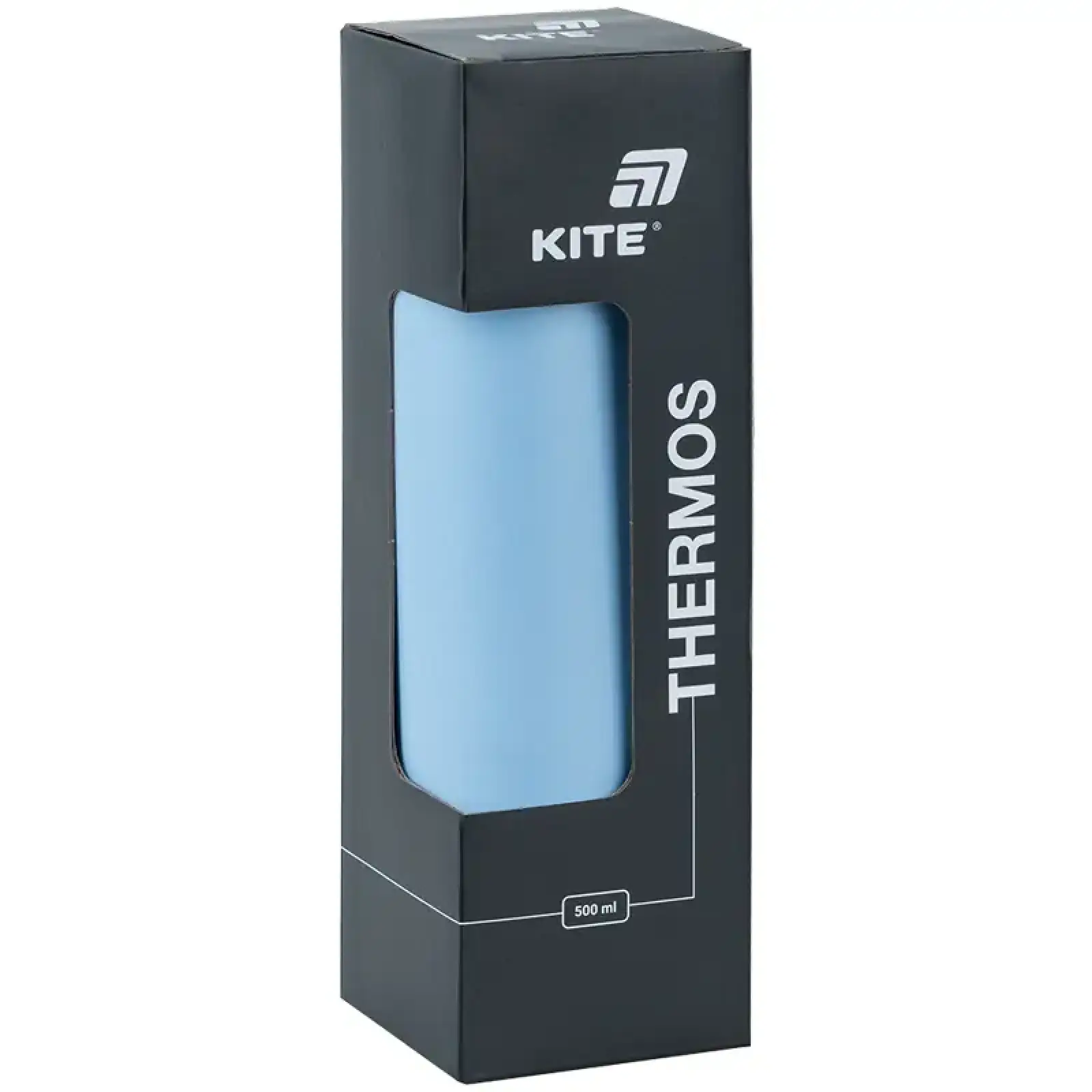 Термос 500 мл, блакитний KITE K25-1224-2