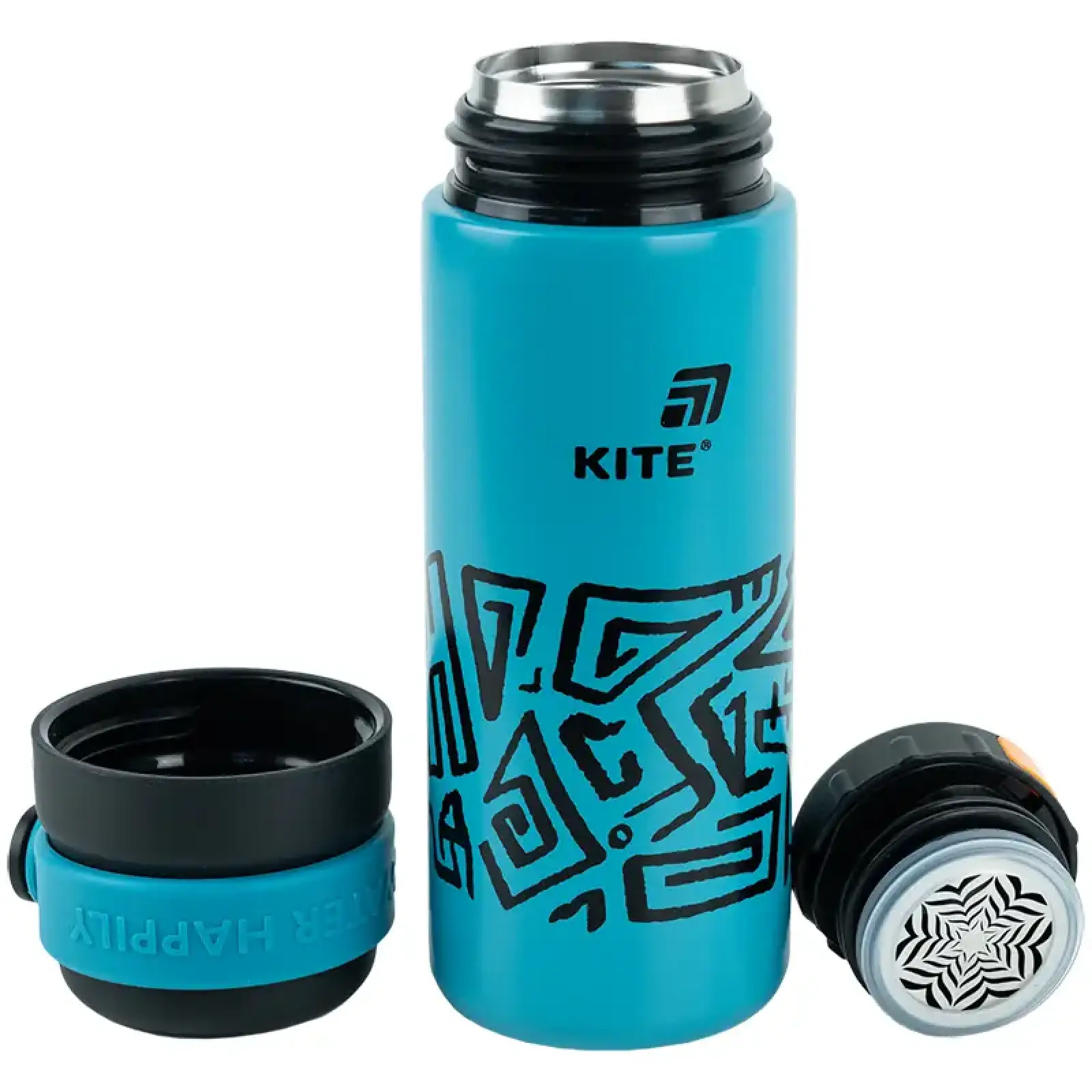 Термос, 500 мл, темно-бірюзовий KITE K25-1222-1