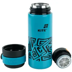 Термос, 500 мл, темно-бірюзовий KITE K25-1222-1
