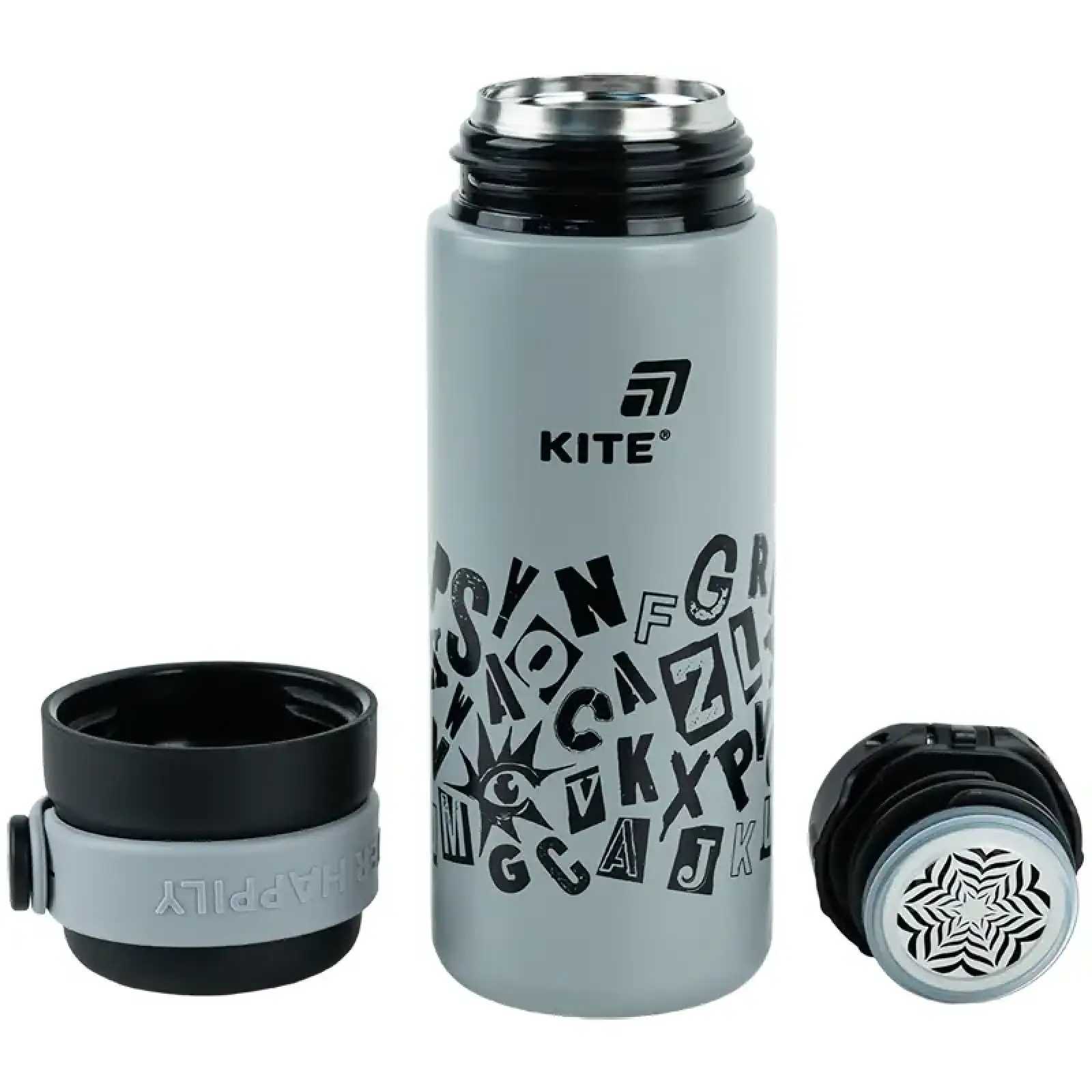 Термос, 500 мл, сірий KITE K25-1222-2