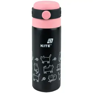 Термос, 500 мл, чорний KITE K25-1222-3