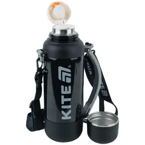 Термос 1200 мл, чорний KITE K25-1225-1