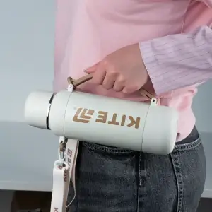 Термос 1200 мл, бежевий KITE K25-1225-2