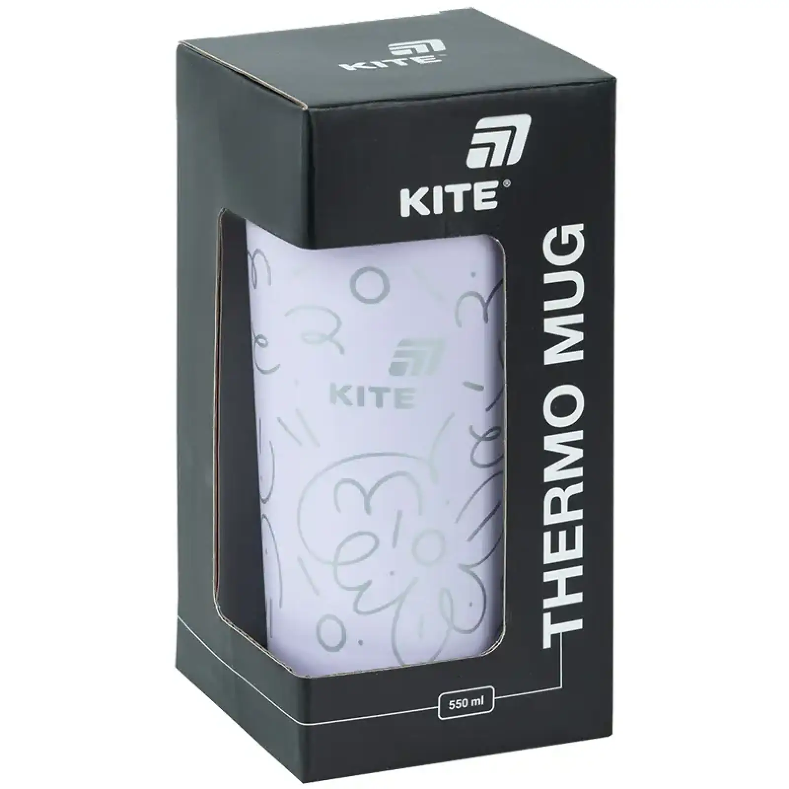 Термокружка 550 мл, фіолетова KITE K25-1226-2