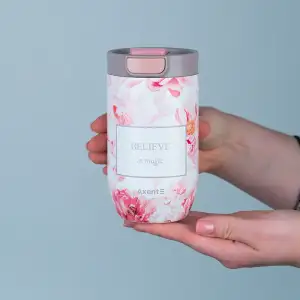 Термокружка 350мл, Peony Dreams AXENT 8721-8-A-CC