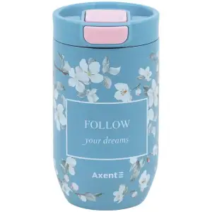 Термокружка 350мл, Gentle Blossom AXENT 8721-9-A