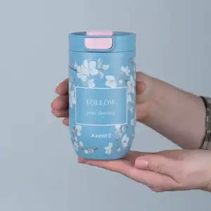 Термокружка 350мл, Gentle Blossom AXENT 8721-9-A