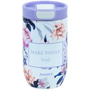 Термокружка 350мл, Violet Whispers AXENT 8721-10-A