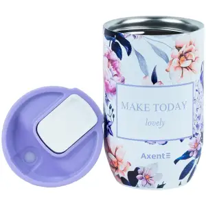 Термокружка 350мл, Violet Whispers AXENT 8721-10-A