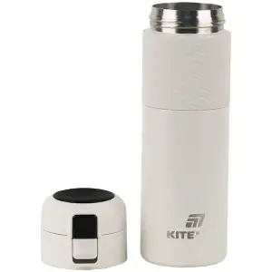 Термос з термодатчиком 450 мл, бежевий KITE K25-1227-1