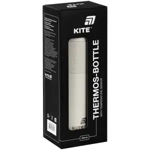 Термос з термодатчиком 450 мл, бежевий KITE K25-1227-1