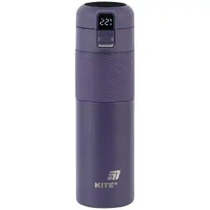Термос з термодатчиком 450 мл, фіолетовий KITE K25-1227-3