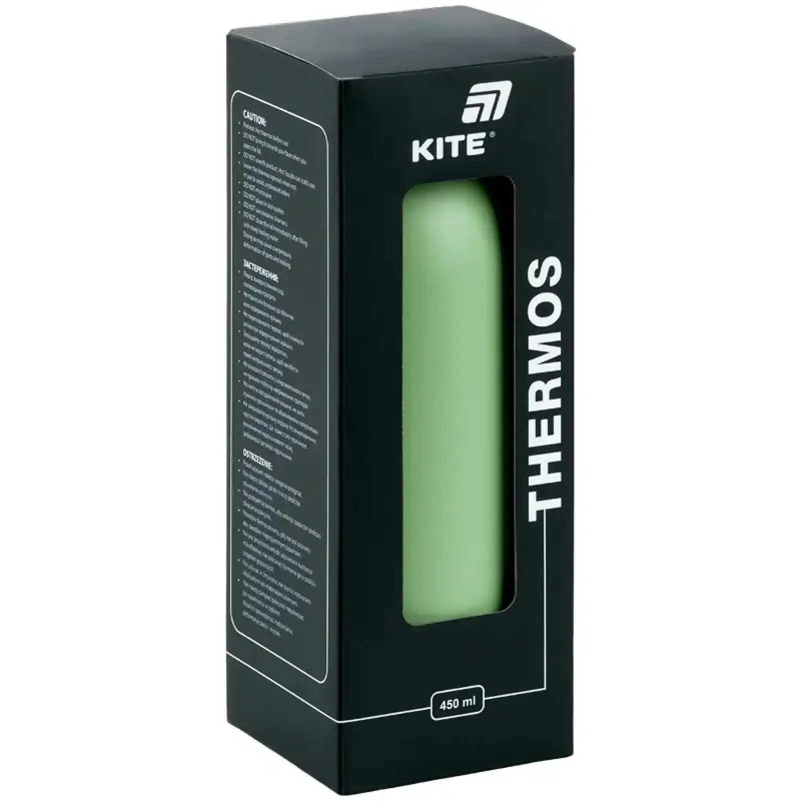 Термос 450 мл, зелений KITE K26-1208-1