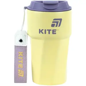 Термокружка 450 мл, жовта KITE K26-1220-3