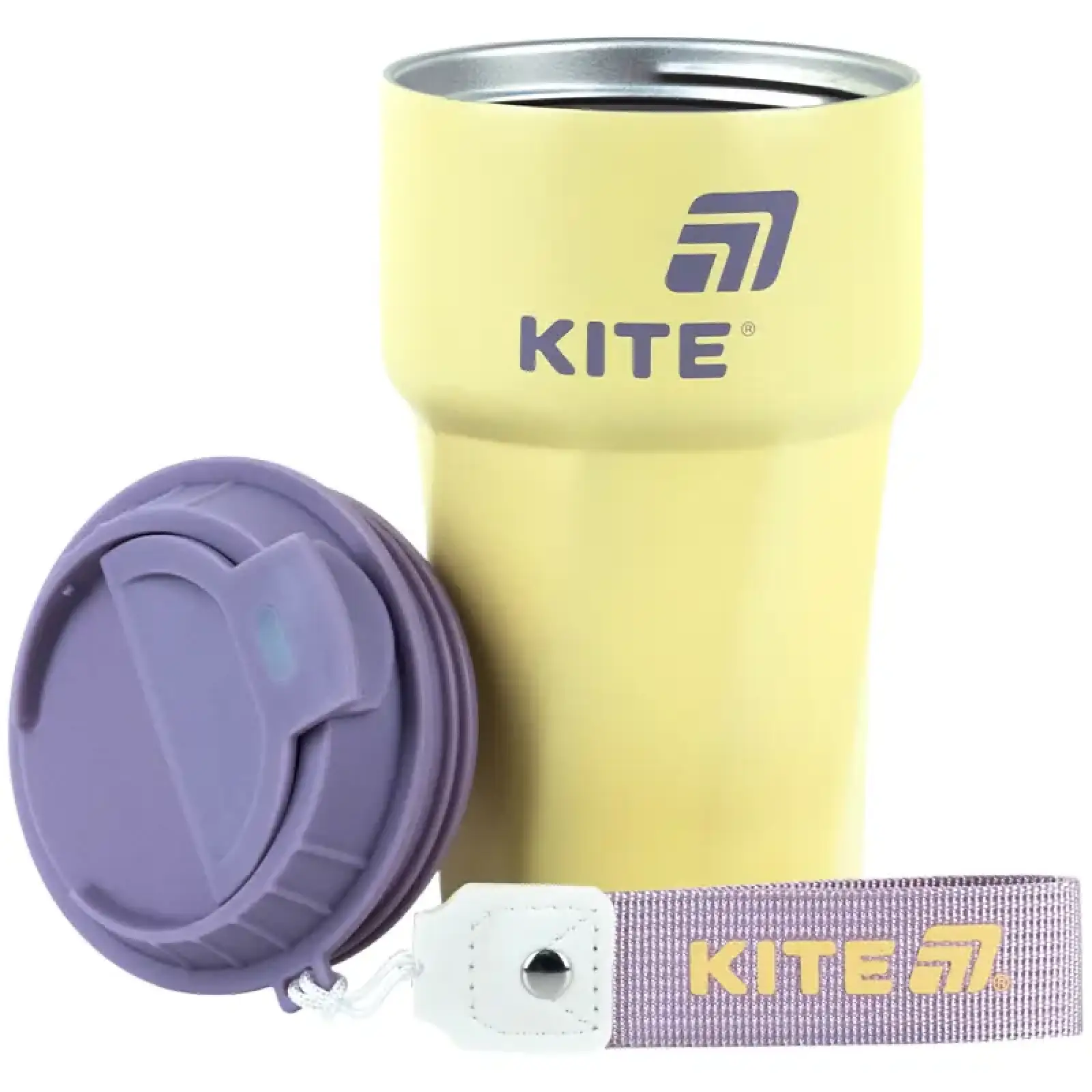 Термокружка 450 мл, жовта KITE K26-1220-3