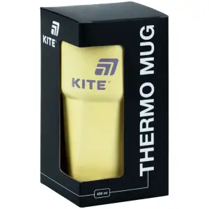 Термокружка 450 мл, жовта KITE K26-1220-3