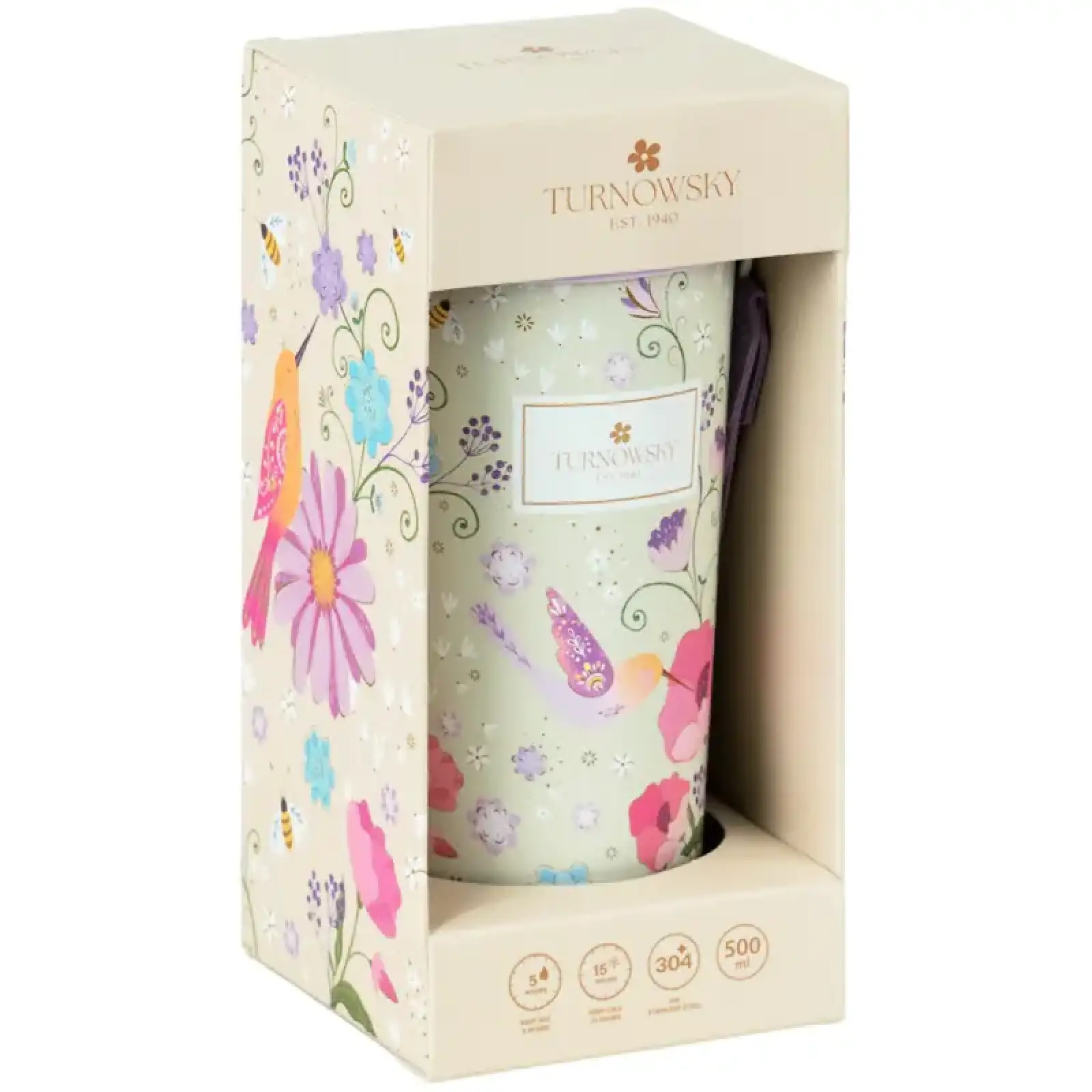 Термокружка 500 мл, TR, Fairy Garden AXENT 8722-5-A-TR
