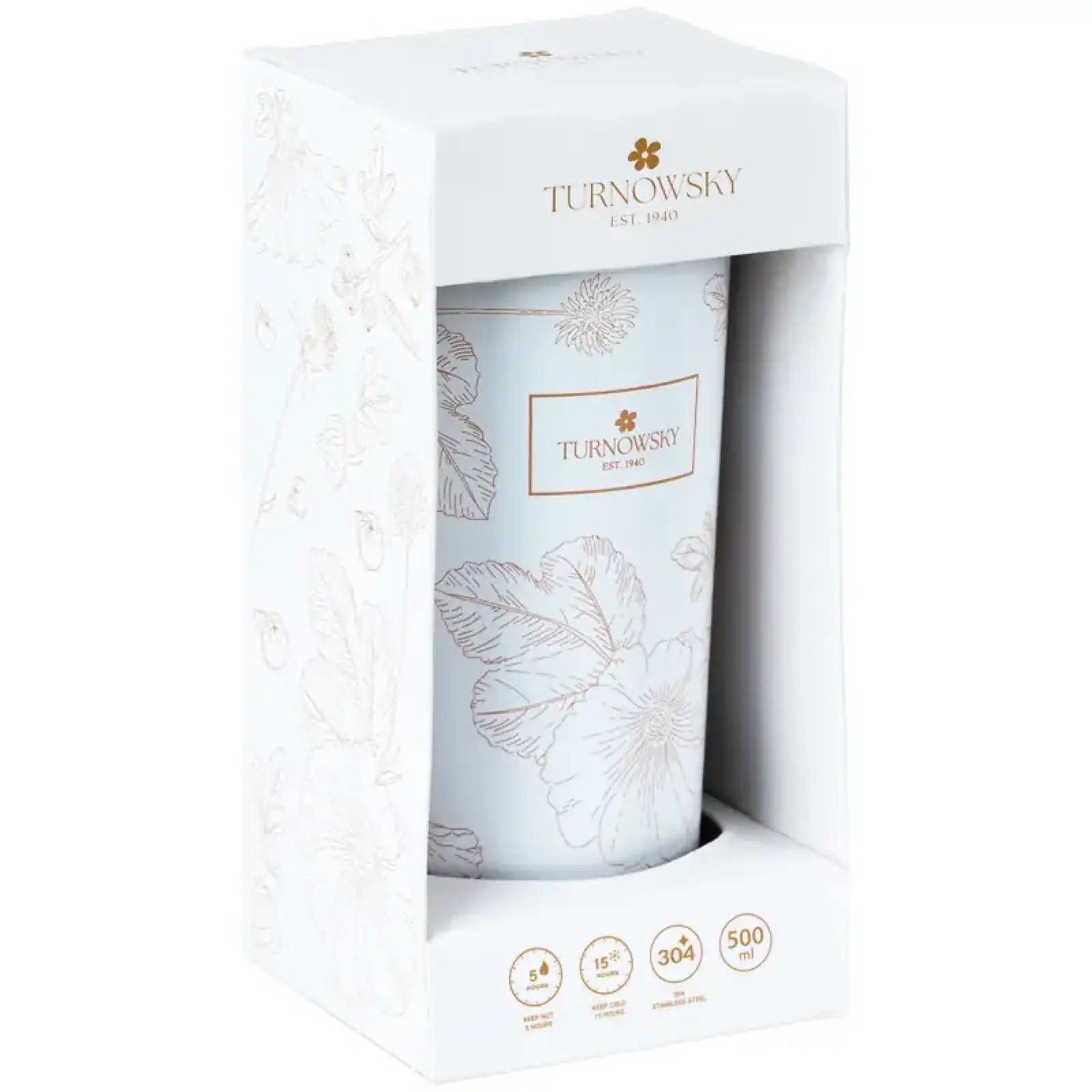 Термокружка 500 мл, TR, Bijouxs 2 AXENT 8722-2-A-TR