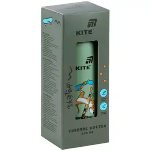 Термопляшка, 430 мл, Skate of fly KITE K26-1221-1