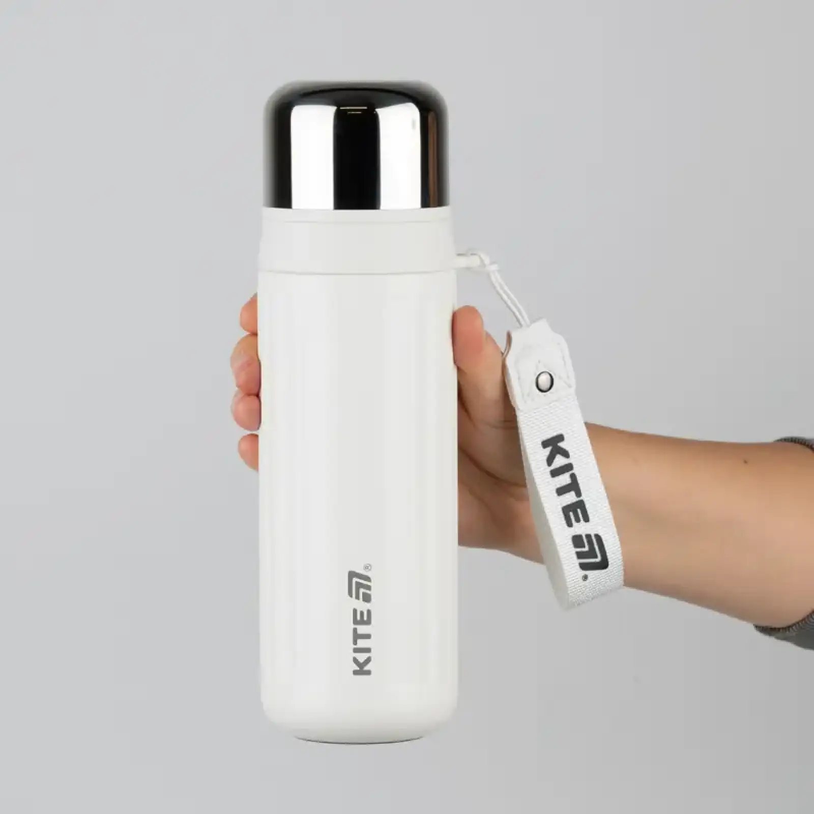 Термос 550 мл, білий KITE K26-1309-1
