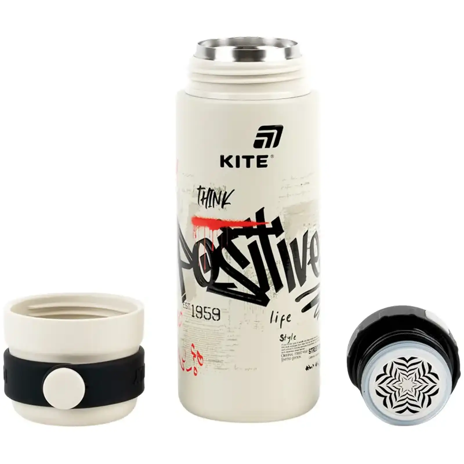 Термос, 500 мл, оливковий KITE K26-1222-5