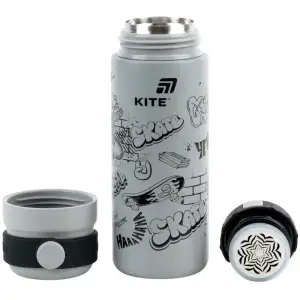 Термос, 500 мл, сірий KITE K26-1222-6