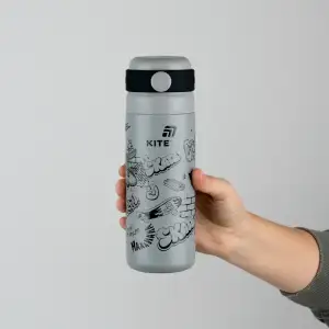 Термос, 500 мл, сірий KITE K26-1222-6