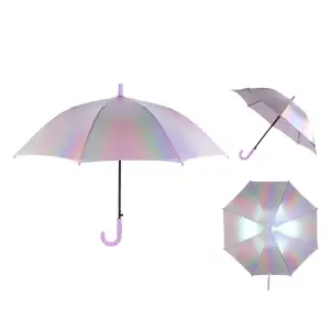 Парасоля Kite дитяча 2001-3 рожевий голографік K24-2001-3