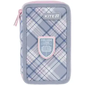 Пенал Kite 2 від., без наповнення 623 College Line Girl K25-623-1
