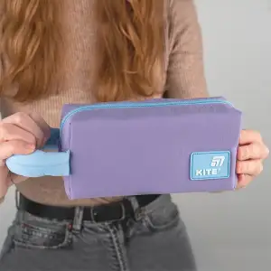 Пенал Kite 2703-3 фіолетово-блакитний K25-2703-3