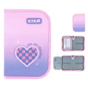 Пенал Kite 1 від., 1 відв., без наповнення 621 Charming K26-621-1
