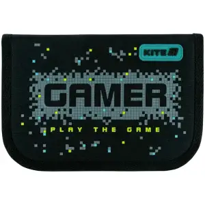 Пенал Kite 1 від., 1 відв., без наповнення 621 Play the Game K26-621-8