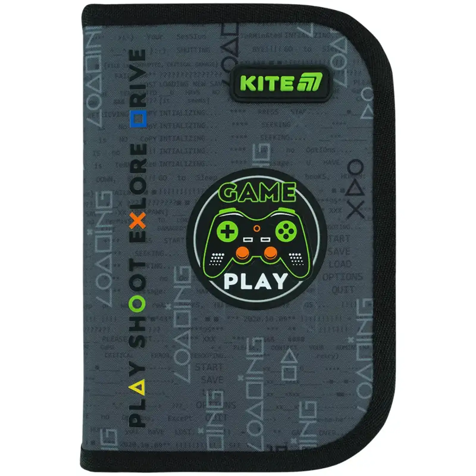 Пенал Kite 1 від., 2 відв., без наповнення 622 Good Game K26-622-2