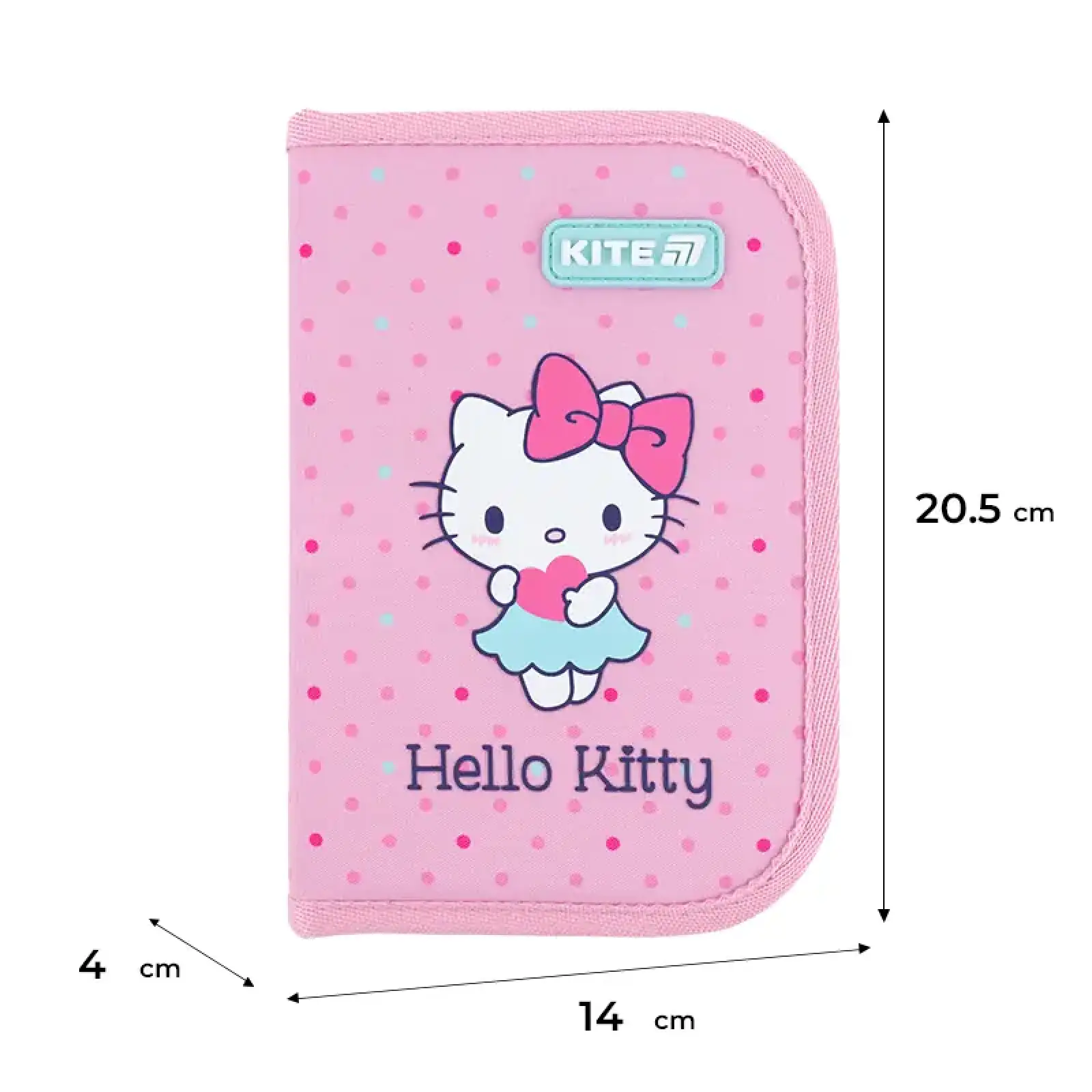 Пенал Kite 1 від., 2 відв., з наповненням 622H HK HK26-622H