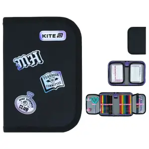 Пенал Kite 1 від., 2 відв., з наповненням 622H MH MH26-622H