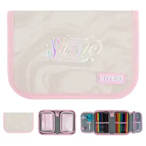 Пенал Kite 1 від., 2 відв., з наповненням 622H Dazzling K26-622H-1