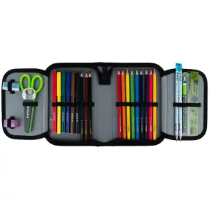 Пенал Kite 1 від., 2 відв., з наповненням 622H Skate K26-622H-4