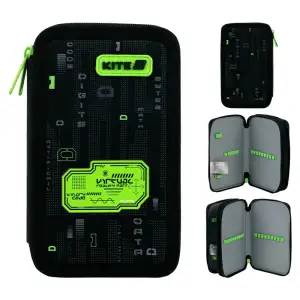 Пенал Kite 2 від., без наповнення 623 Digital K26-623-2