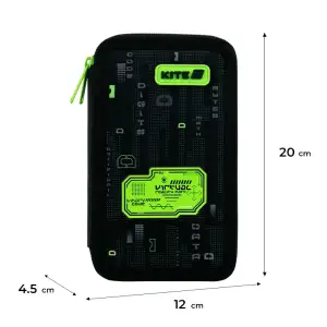 Пенал Kite 2 від., без наповнення 623 Digital K26-623-2