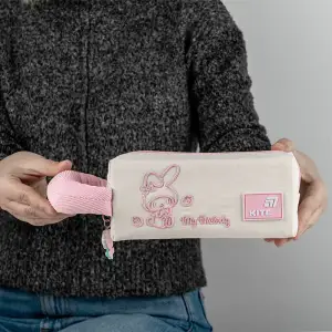 Пенал Kite 2703 HK-3 бежево-рожевий HK26-2703-3