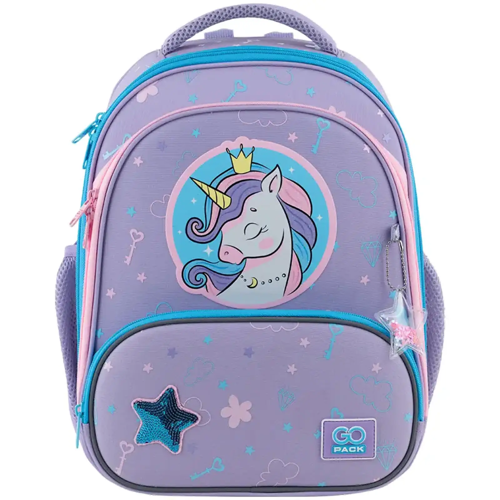 Рюкзак GoPack Education каркасний 597M-3 Fairytale Unicorn GO25-597M-3