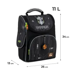 Рюкзак GoPack Education каркасний 5001S-8 Warrior GO25-5001S-8