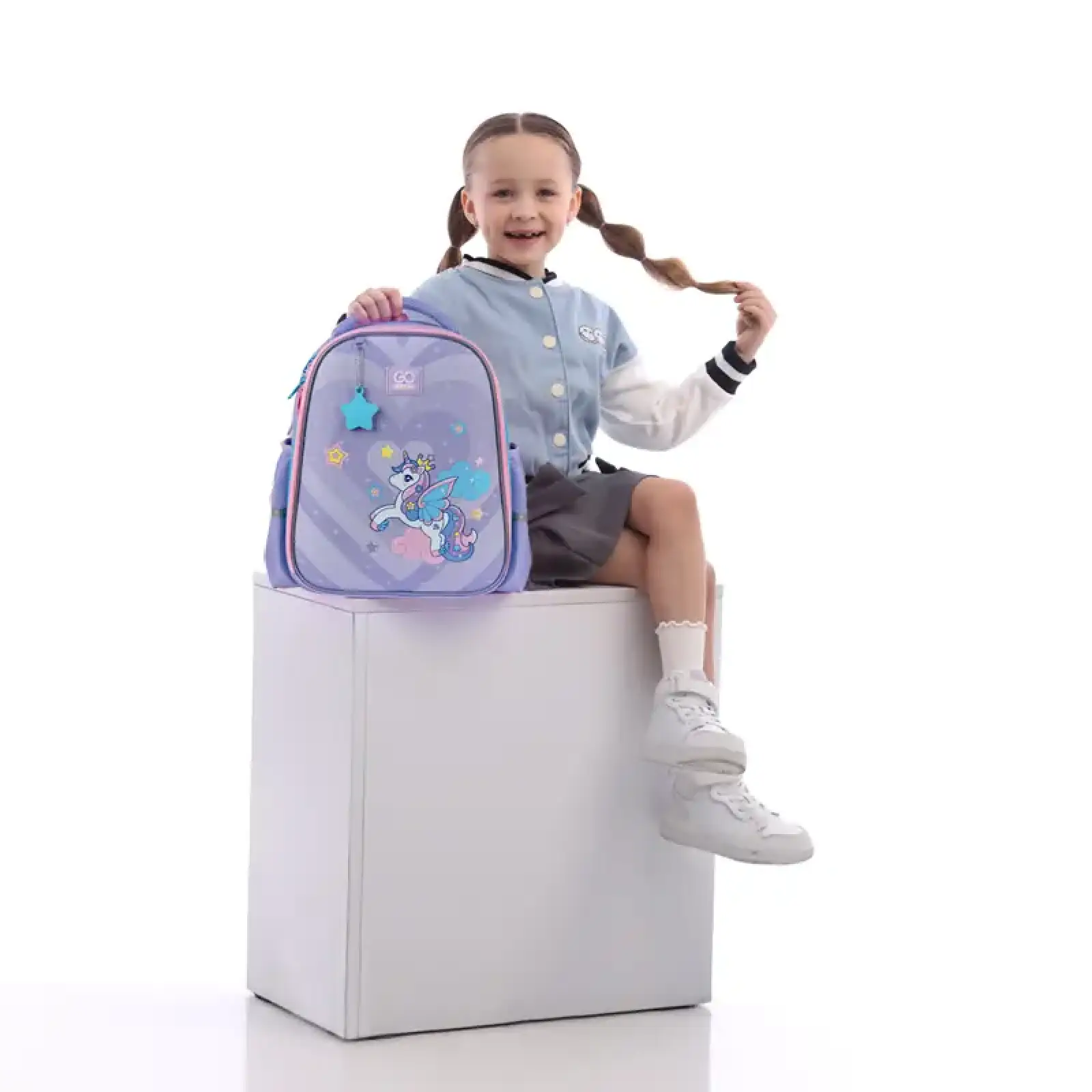 Рюкзак GoPack Education напівкаркасний 165S Cute Pony GO25-165S-1