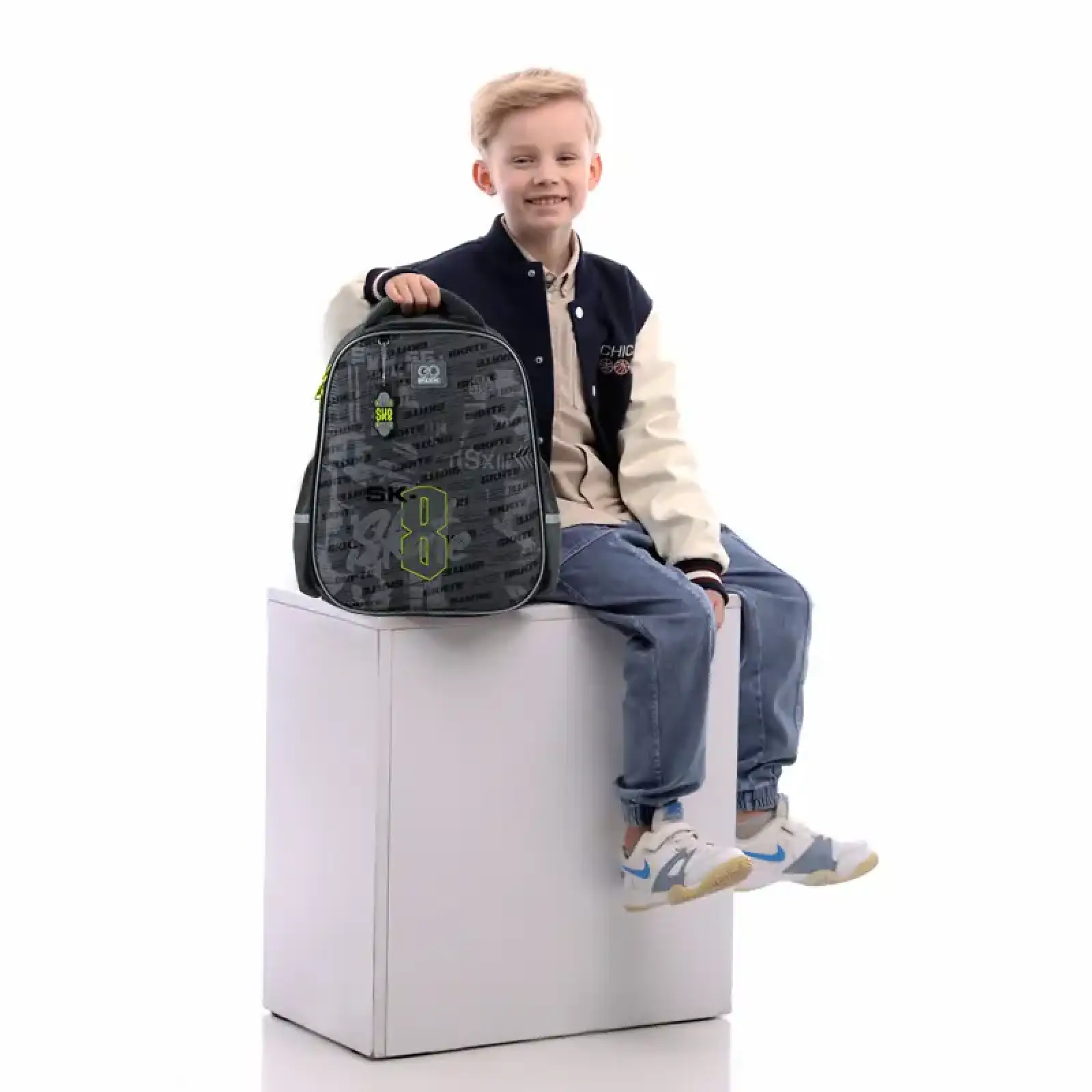 Рюкзак GoPack Education напівкаркасний 165M Skate GO25-165M-8