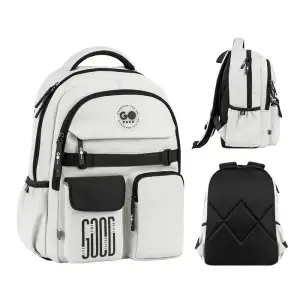 Рюкзак GoPack Education 183 світло-сірий GO26-183M-2