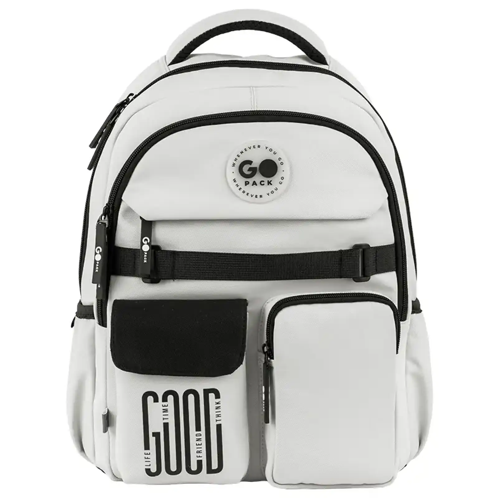 Рюкзак GoPack Education 183 світло-сірий GO26-183M-2