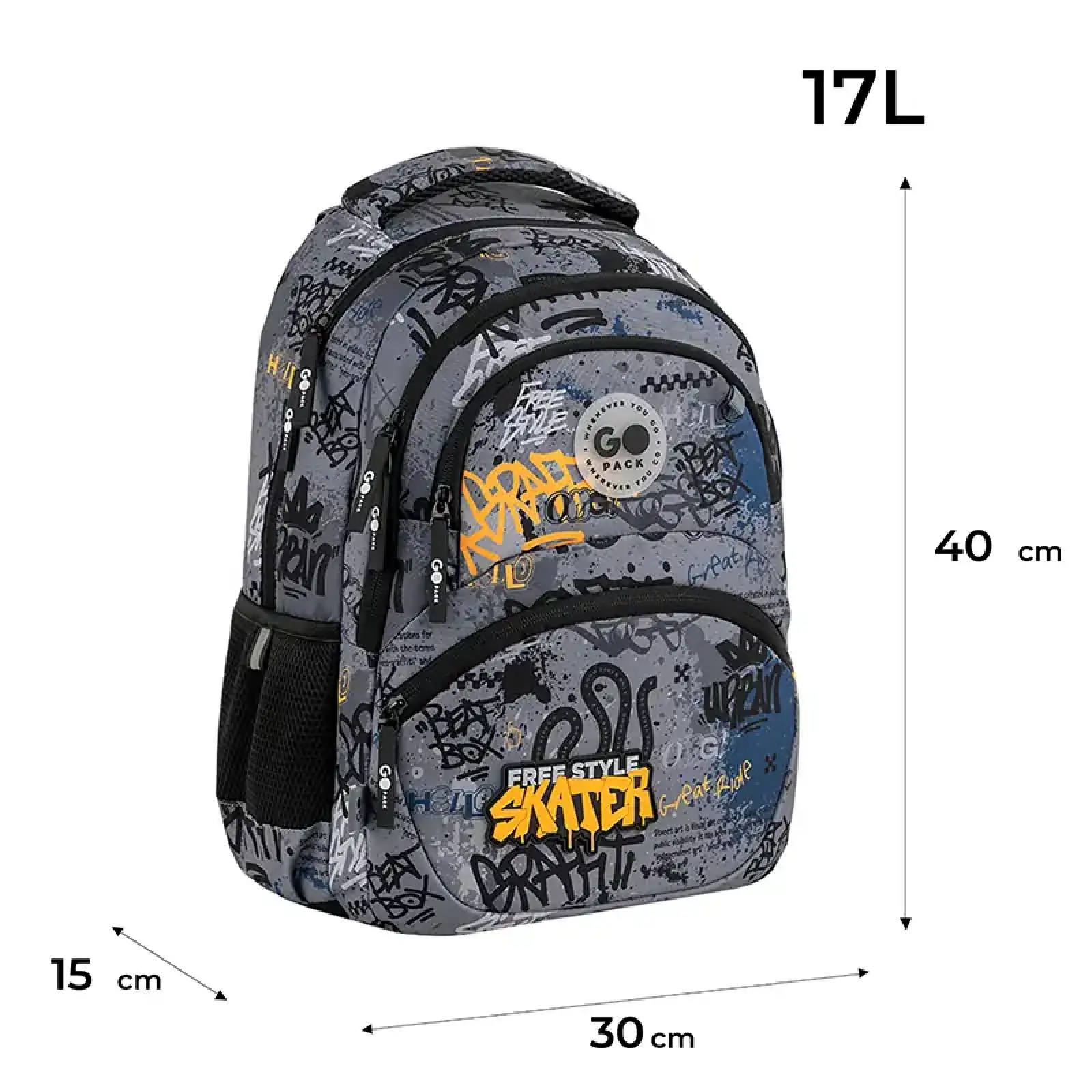 Рюкзак GoPack Education 175M-5 Free Style GO26-175M-5